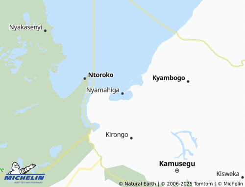MICHELIN Nyamahiga map - ViaMichelin