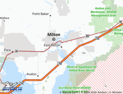 Carte MICHELIN East Milton - ViaMichelin