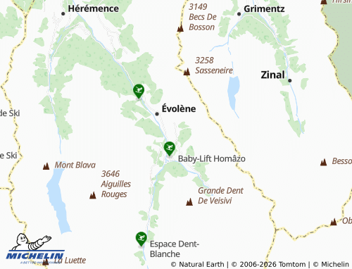 Mappa MICHELIN La Sage - ViaMichelin