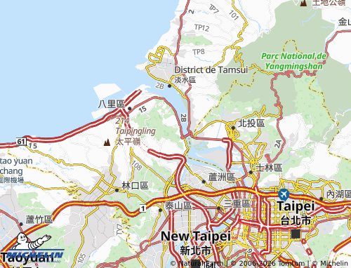 Mapa MICHELIN ping zai ding - ViaMichelin