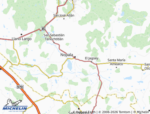 Mapa MICHELIN Nopala - ViaMichelin