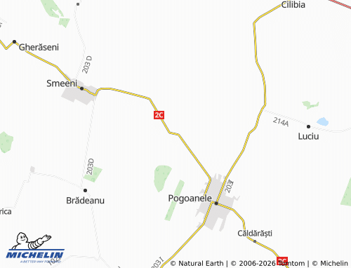 Mapa MICHELIN Călțuna - ViaMichelin
