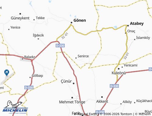 Mappa MICHELIN Senirce - ViaMichelin