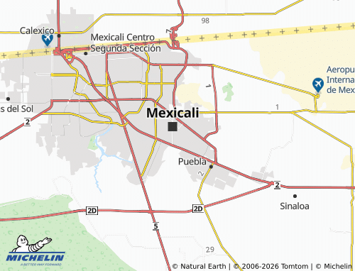 Mapa MICHELIN Mexicali II - ViaMichelin