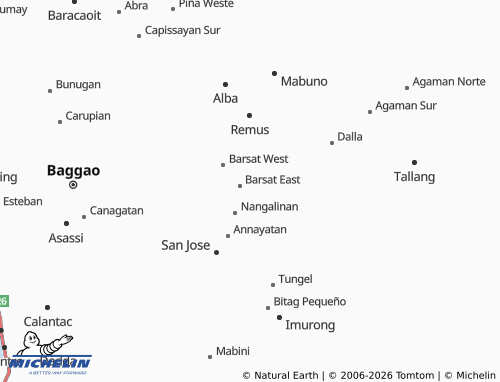 MICHELIN Catugay map - ViaMichelin