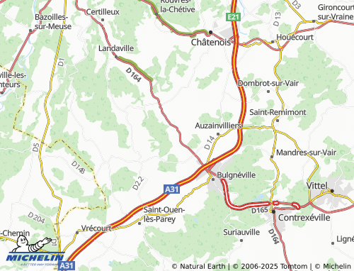 Mapa MICHELIN Morville - ViaMichelin