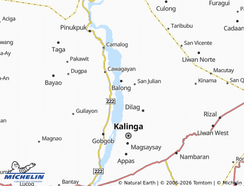 MICHELIN Cabaruan map - ViaMichelin