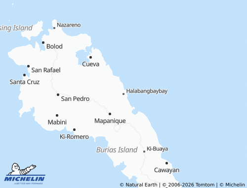 MICHELIN Halabangbaybay map - ViaMichelin