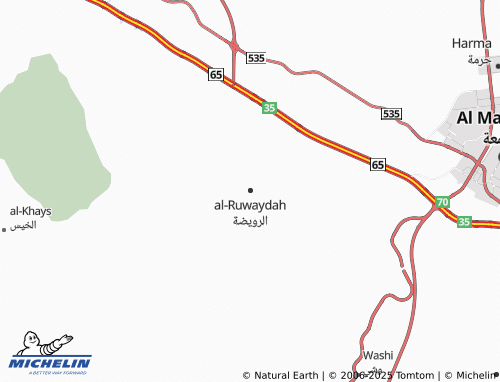 MICHELIN Ruwaidah map - ViaMichelin