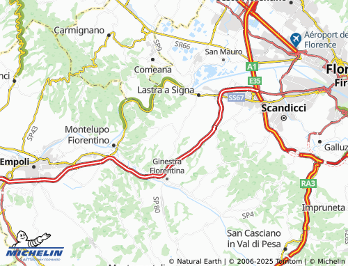Mappa MICHELIN Quattro Strade - ViaMichelin