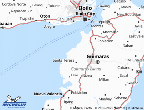 MICHELIN Espinosa map - ViaMichelin