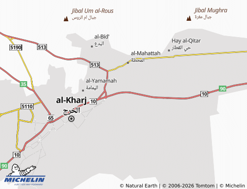 Carte MICHELIN al-Sa'adah - ViaMichelin