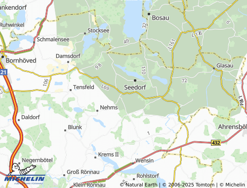 MICHELIN-Landkarte Schlamersdorf - ViaMichelin