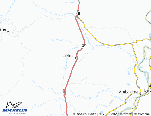 MICHELIN Lérida map - ViaMichelin