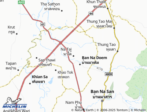 MICHELIN Na Tai map - ViaMichelin
