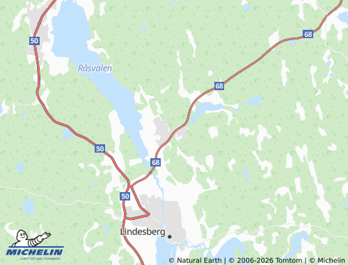 MICHELIN Gusselby map - ViaMichelin