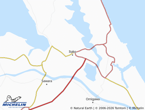 Mapa MICHELIN Itako - ViaMichelin