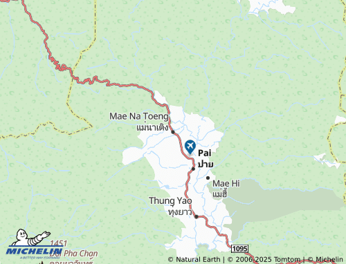 MICHELIN Mae Na Toeng map - ViaMichelin