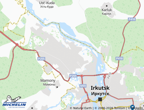 MICHELIN-Landkarte Irkutsk 2 - ViaMichelin