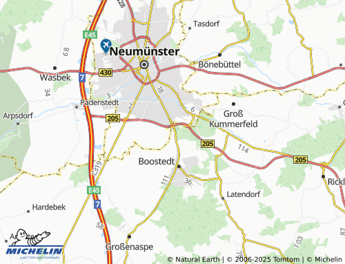 Mapa MICHELIN Moltsfelde - ViaMichelin