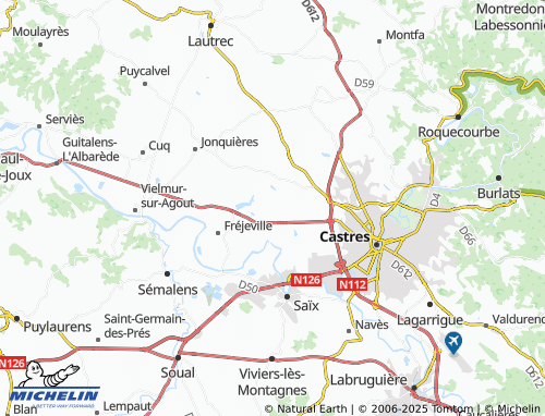 Carte MICHELIN Avits - ViaMichelin