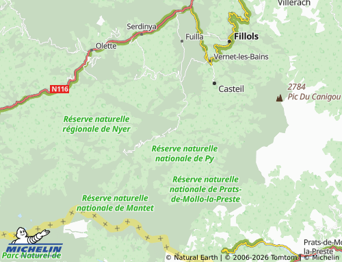 Mappa MICHELIN Py - ViaMichelin