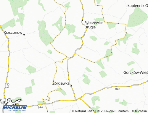 Mapa MICHELIN Dąbie - ViaMichelin