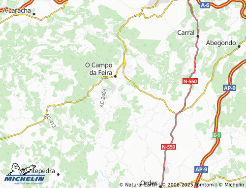 Mappa MICHELIN As Encrobas Vilar - ViaMichelin
