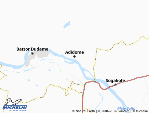Mapa MICHELIN Adidome - ViaMichelin