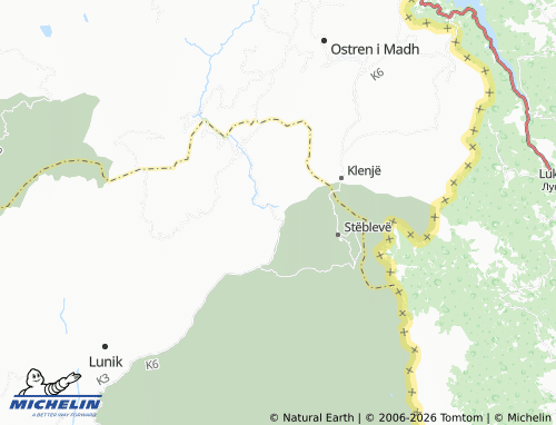 Mappa MICHELIN Borovë - ViaMichelin