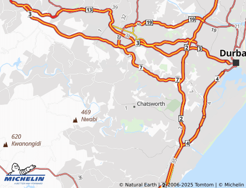 MICHELIN Crossmoor map - ViaMichelin