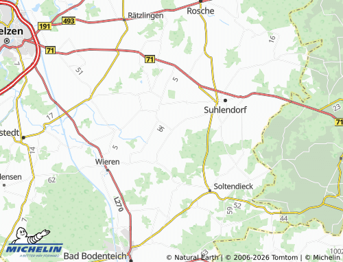 MICHELIN Ostedt map - ViaMichelin