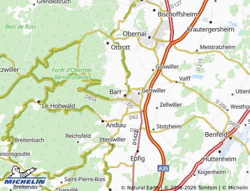 Mapa MICHELIN Barr - ViaMichelin