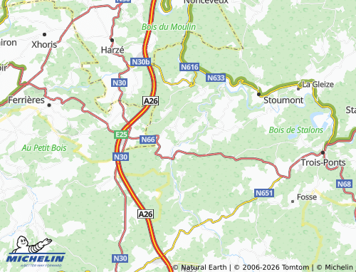 MICHELIN Chevron map - ViaMichelin
