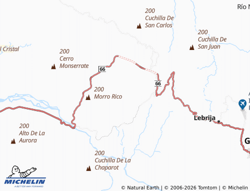 Carte MICHELIN Ríos Sucio Alto - ViaMichelin