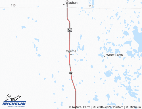 Mapa MICHELIN Ogema - ViaMichelin