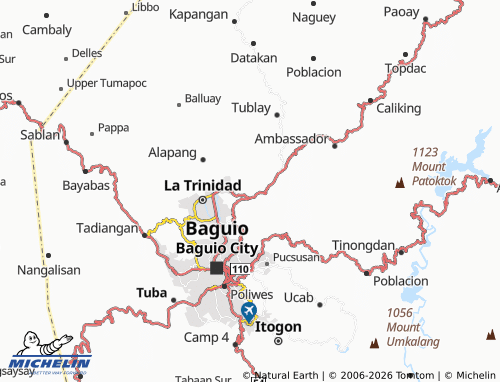 MICHELIN Bahong map - ViaMichelin