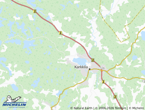 Kaart MICHELIN Järvenpää - ViaMichelin