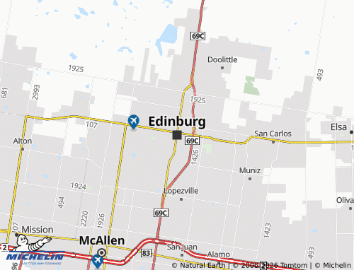 Carte MICHELIN Edinburg - ViaMichelin