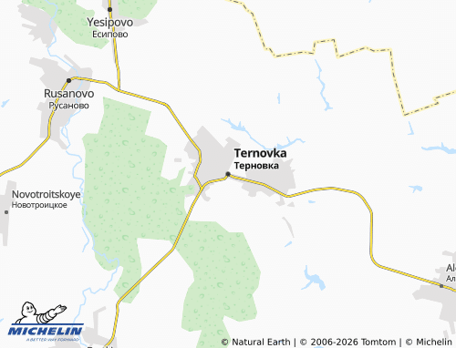 Carte MICHELIN Ternovka - ViaMichelin