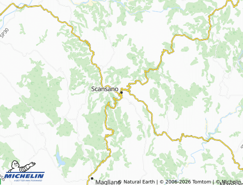 MICHELIN Scansano map - ViaMichelin