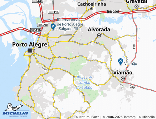 Carte MICHELIN Protásio Alves - ViaMichelin