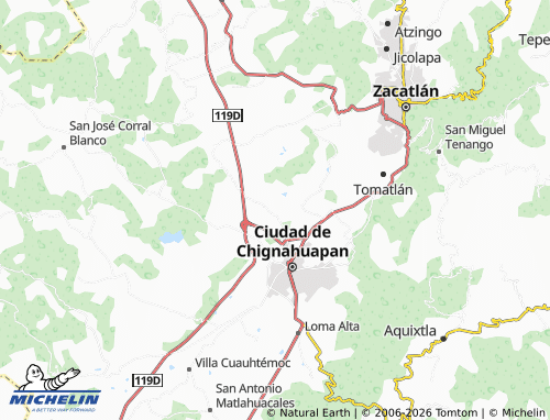 Mappa MICHELIN San Miguel Lastiri - ViaMichelin