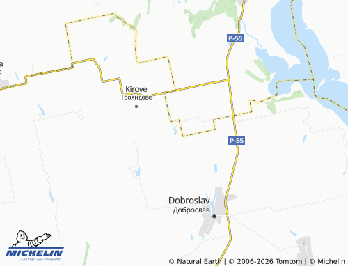 Mapa MICHELIN Shevchenkove-Kut - ViaMichelin