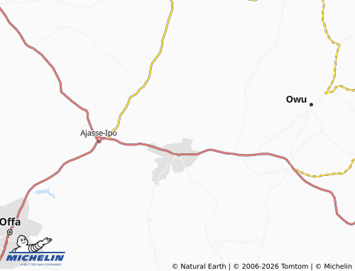 Mappa MICHELIN Okerimi Oro - ViaMichelin