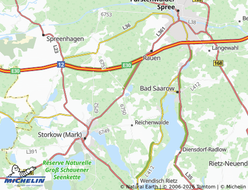 Carte MICHELIN Kolpin - ViaMichelin