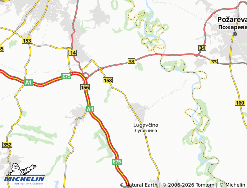 Mapa MICHELIN Skobalj - ViaMichelin