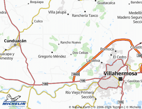 Kaart MICHELIN Dos Ceibas - ViaMichelin