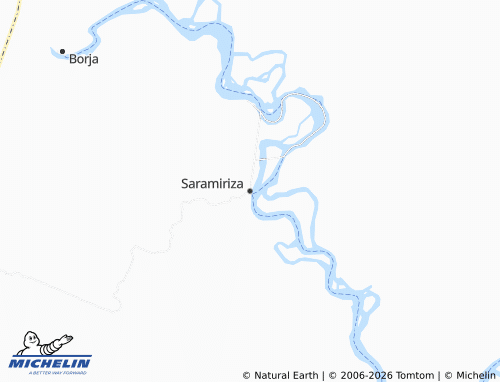 MICHELIN Saramiriza map - ViaMichelin