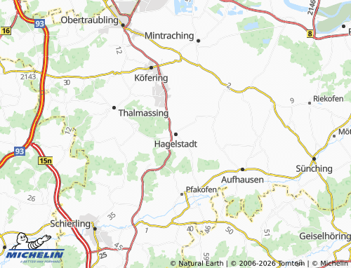 Mappa MICHELIN Hagelstadt - ViaMichelin